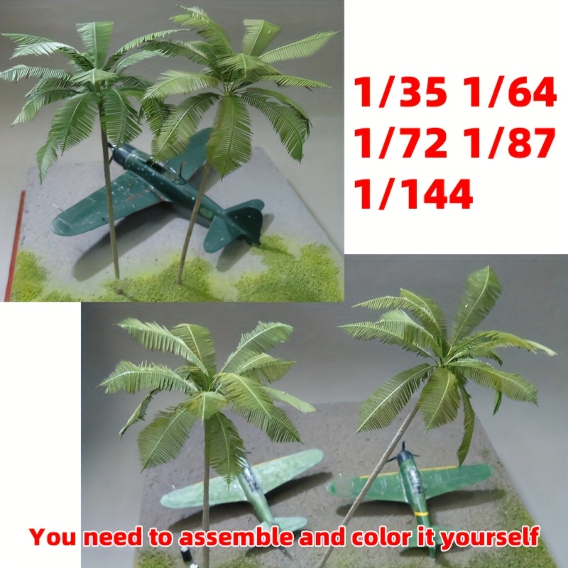 Scale Model Kit, Building Plant Leaf Foliage Tree